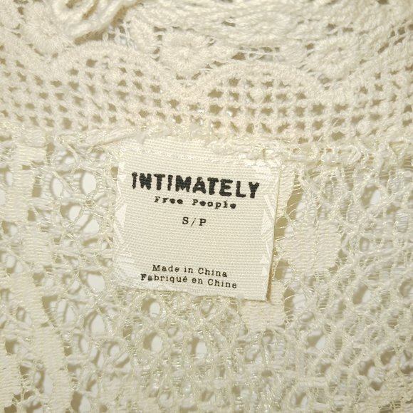 Free People Intimately Floral Lace Slip Dress Festival Size Small - Picture 2 of 5